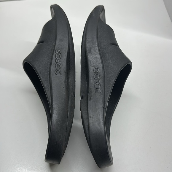 Oofos ooahhh Sandal Slides Slip On Orthopedic Shoes Black Men\'s Size 12
